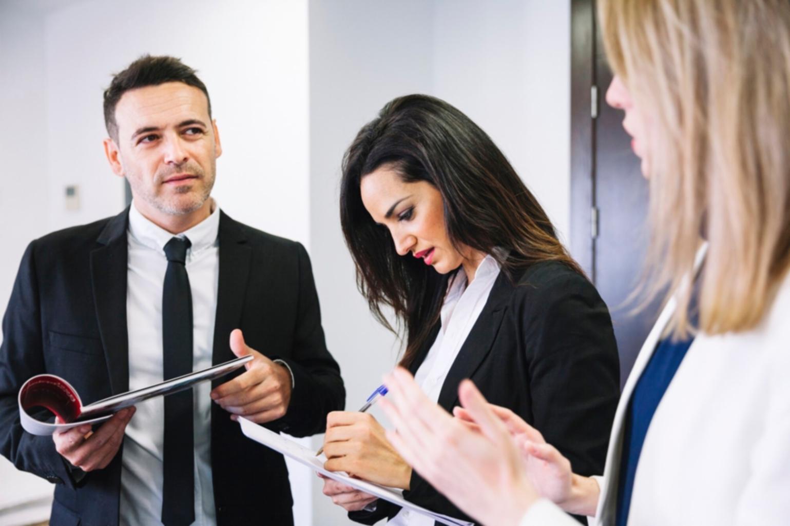 Environnement de travail moderne en finance